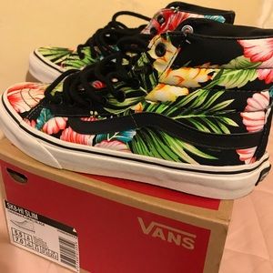Hawaiian Floral SK8-HI Vans